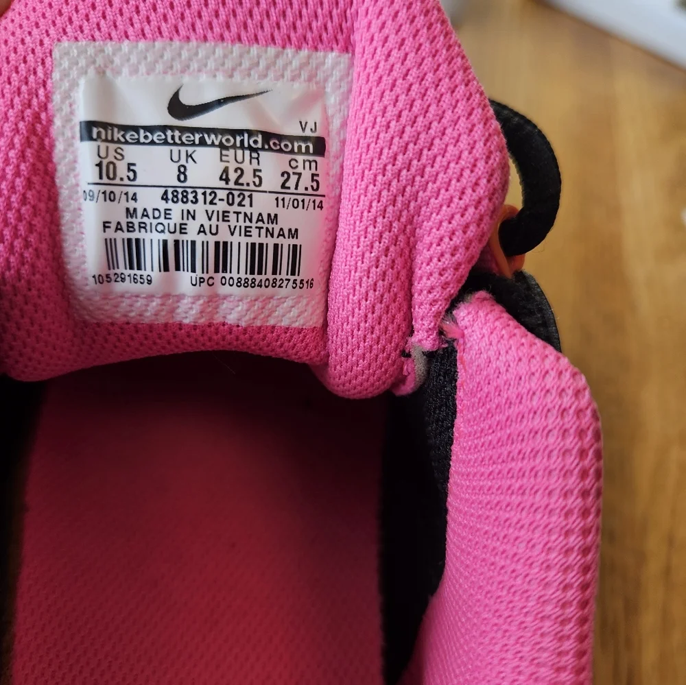 Nike Shox Women's Black and Pink Athletic Shoes Sz 10.5 See Pictures 488312-021 - Picture 8 of 10